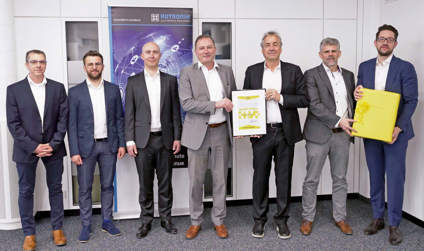 The highest growth in sales: knitter-switch honors Rutronik as Distributor of the Year 2021